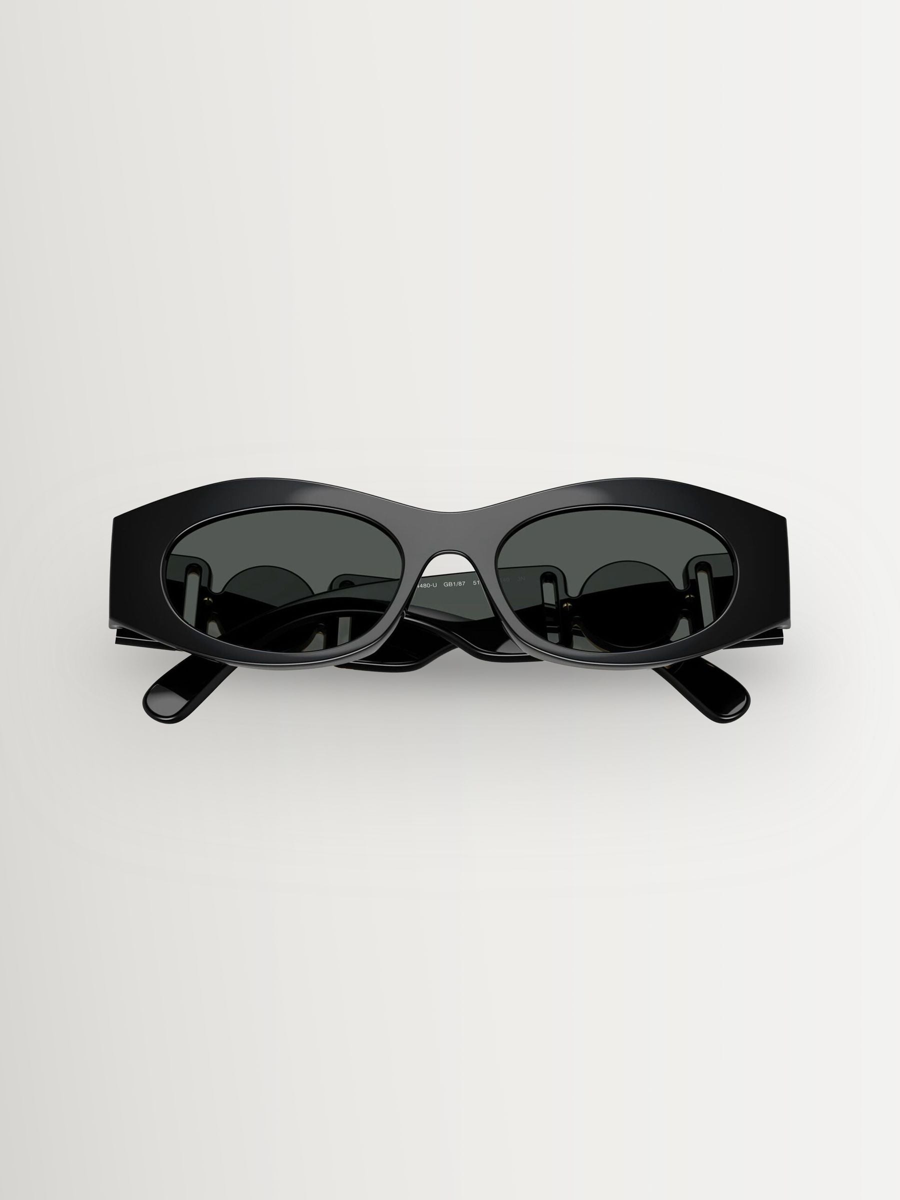 Versace black cat eye sunglasses grey lenses imported from the UK