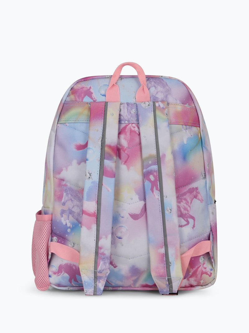 Hype pink imagination backpack with unicorn design - British product