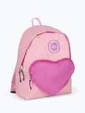 Hype pink pocket heart school backpack, UK version
