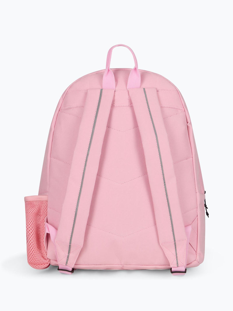 Hype pink pocket heart school backpack, UK version