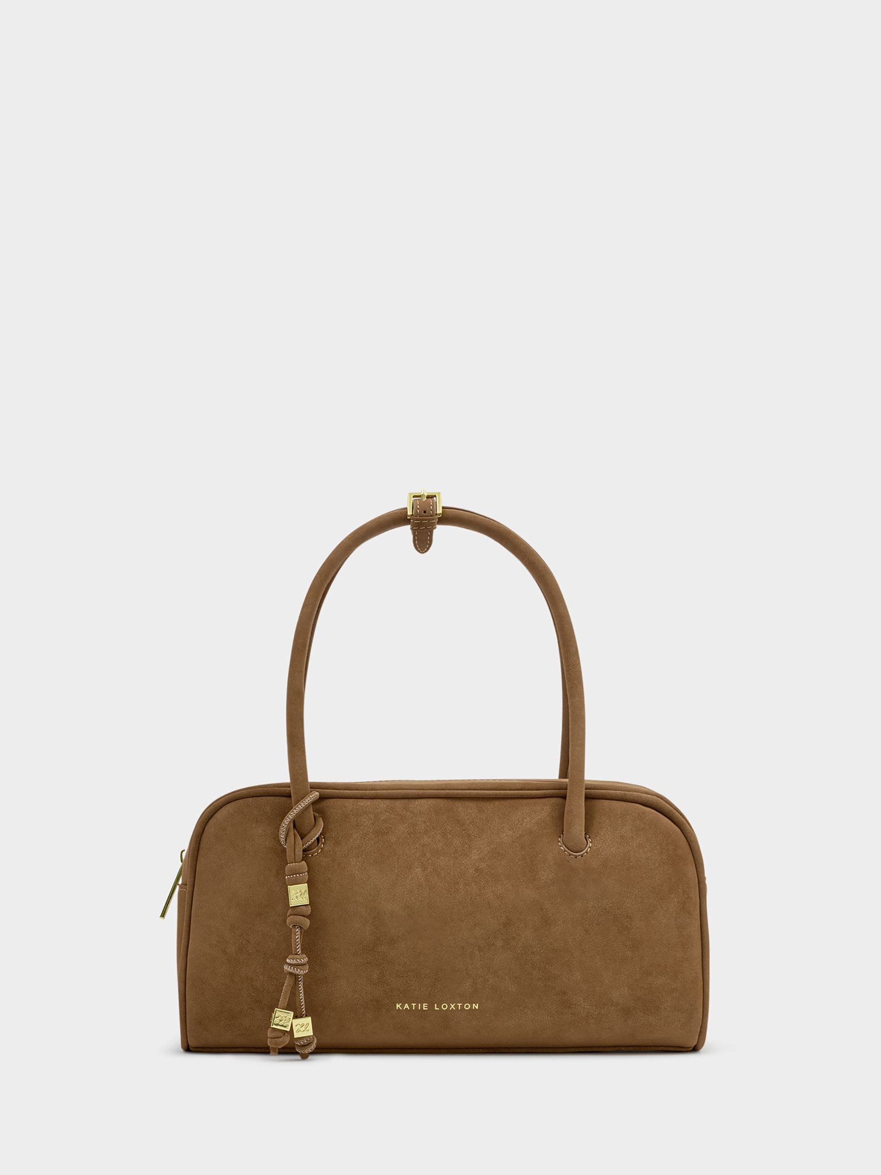 Katie Loxton light brown bowling bag, UK version