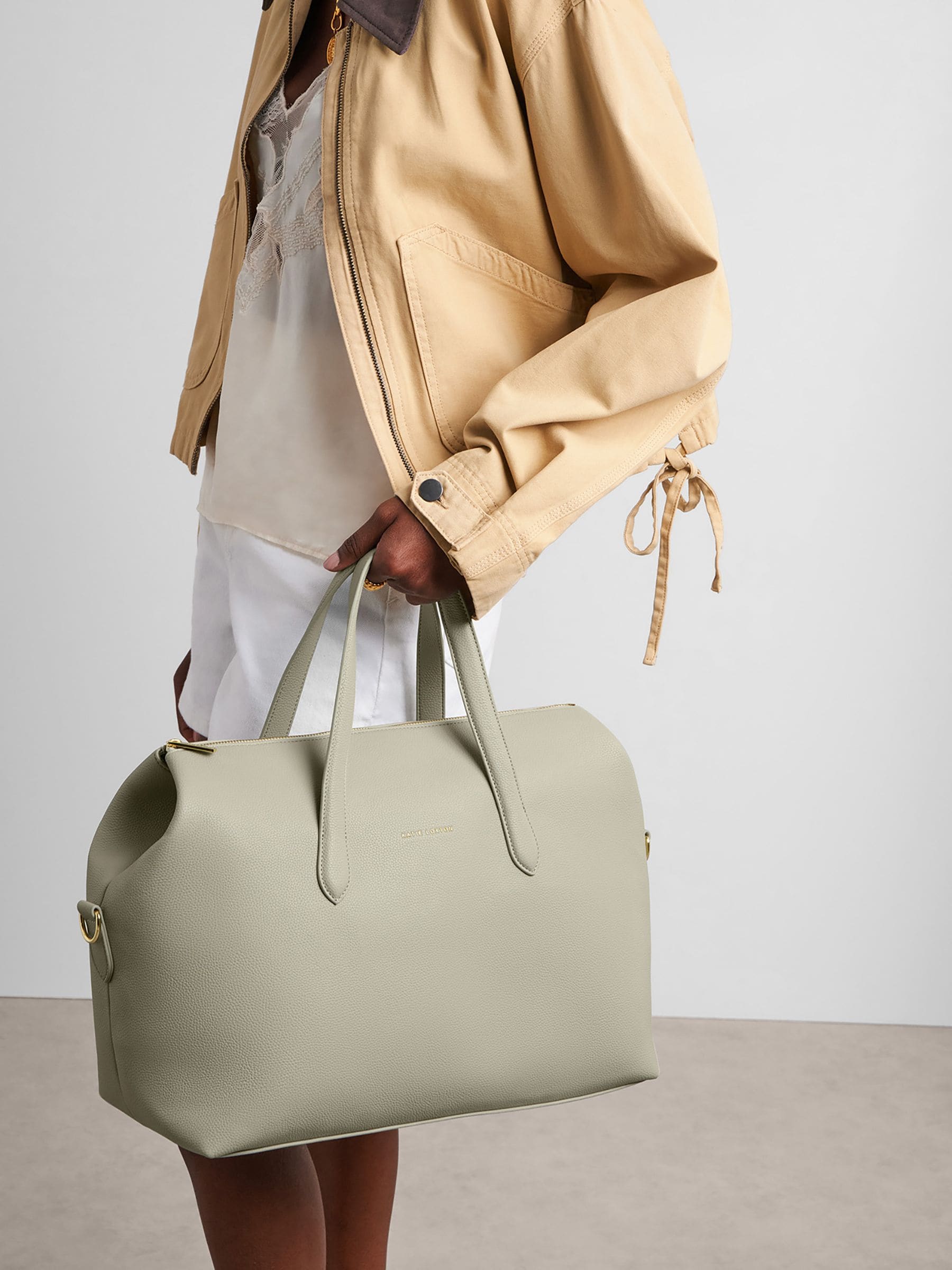 Katie Loxton Green Milan cabin bag (British brand)