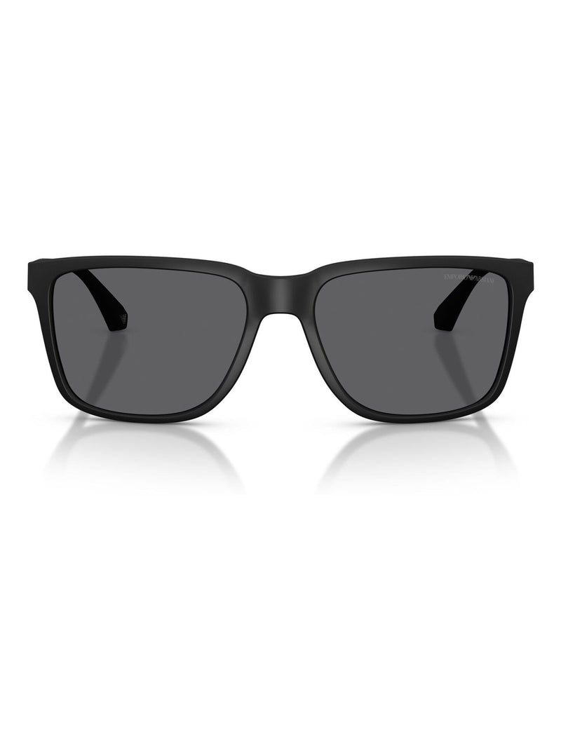 Emporio Armani black square polarised sunglasses, UK version