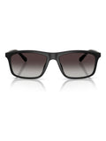 Emporio Armani pillow sunglasses with black matte frames (British brand)
