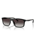 Emporio Armani pillow sunglasses with black matte frames (British brand)