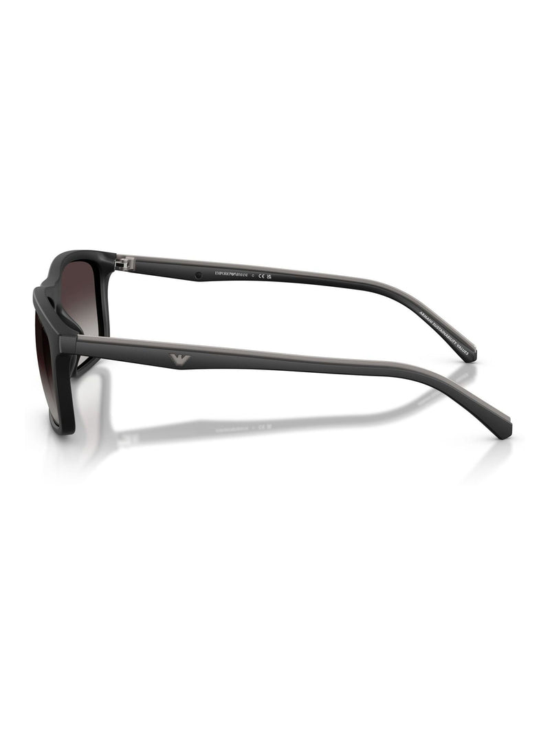Emporio Armani pillow sunglasses with black matte frames (British brand)