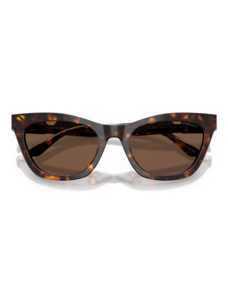Emporio Armani brown cat eye sunglasses EA4259U (British brand)