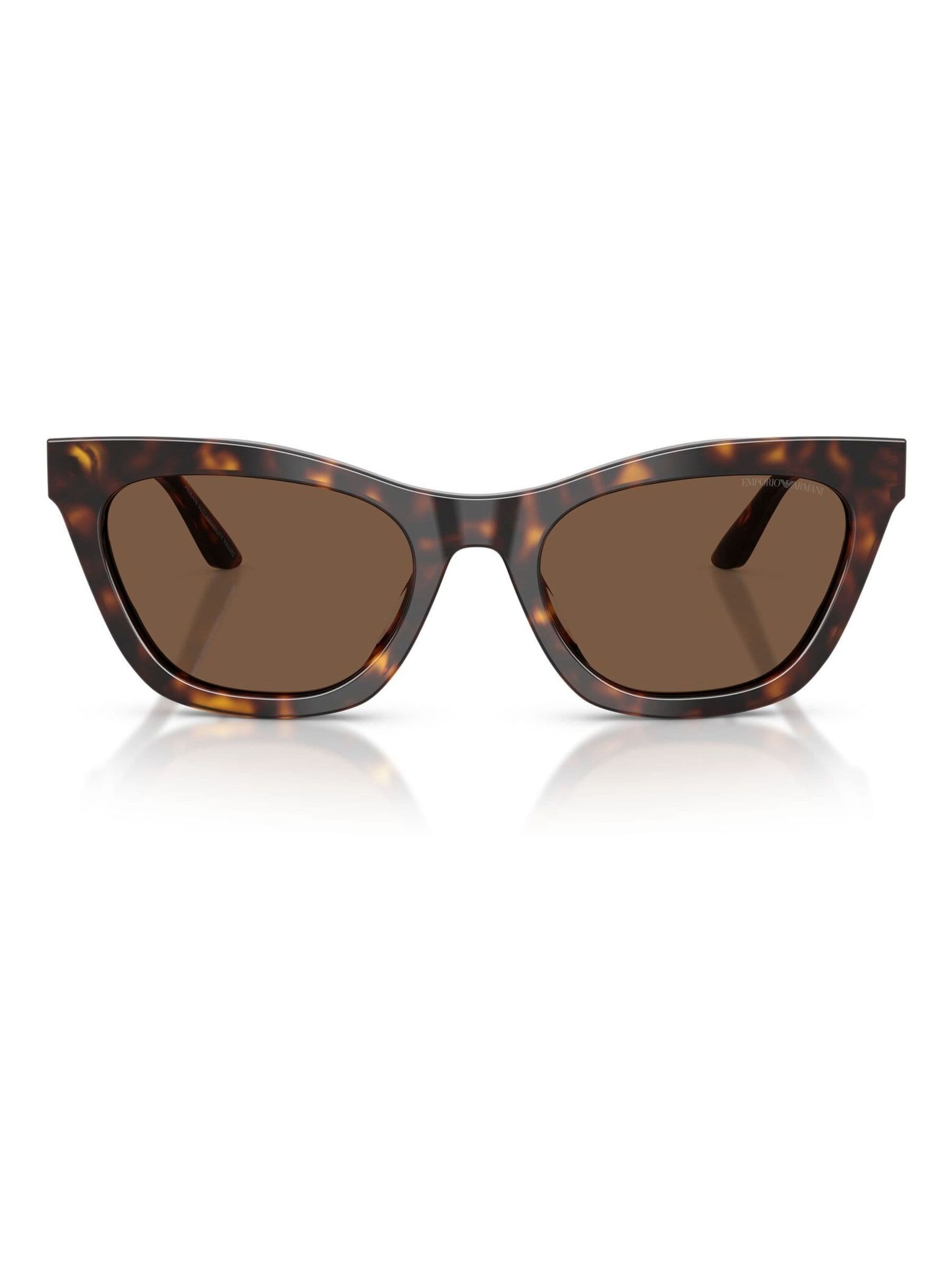 Emporio Armani brown cat eye sunglasses EA4259U (British brand)