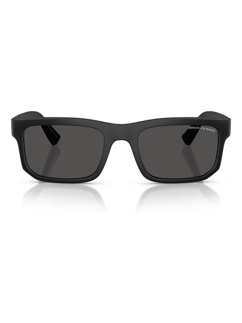 Armani Exchange square sunglasses matte black, UK version