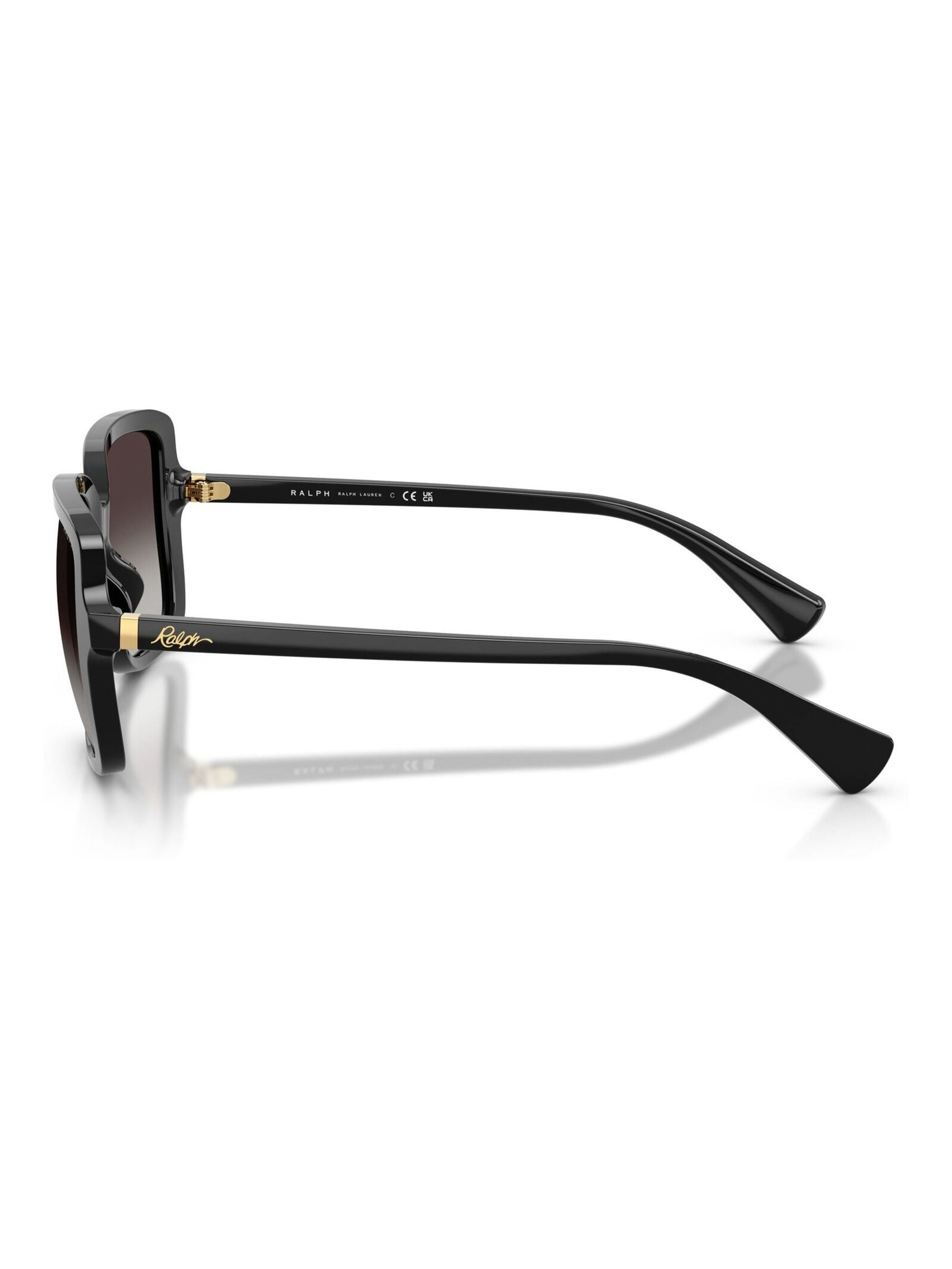 Ralph Lauren black square sunglasses, imported from the UK