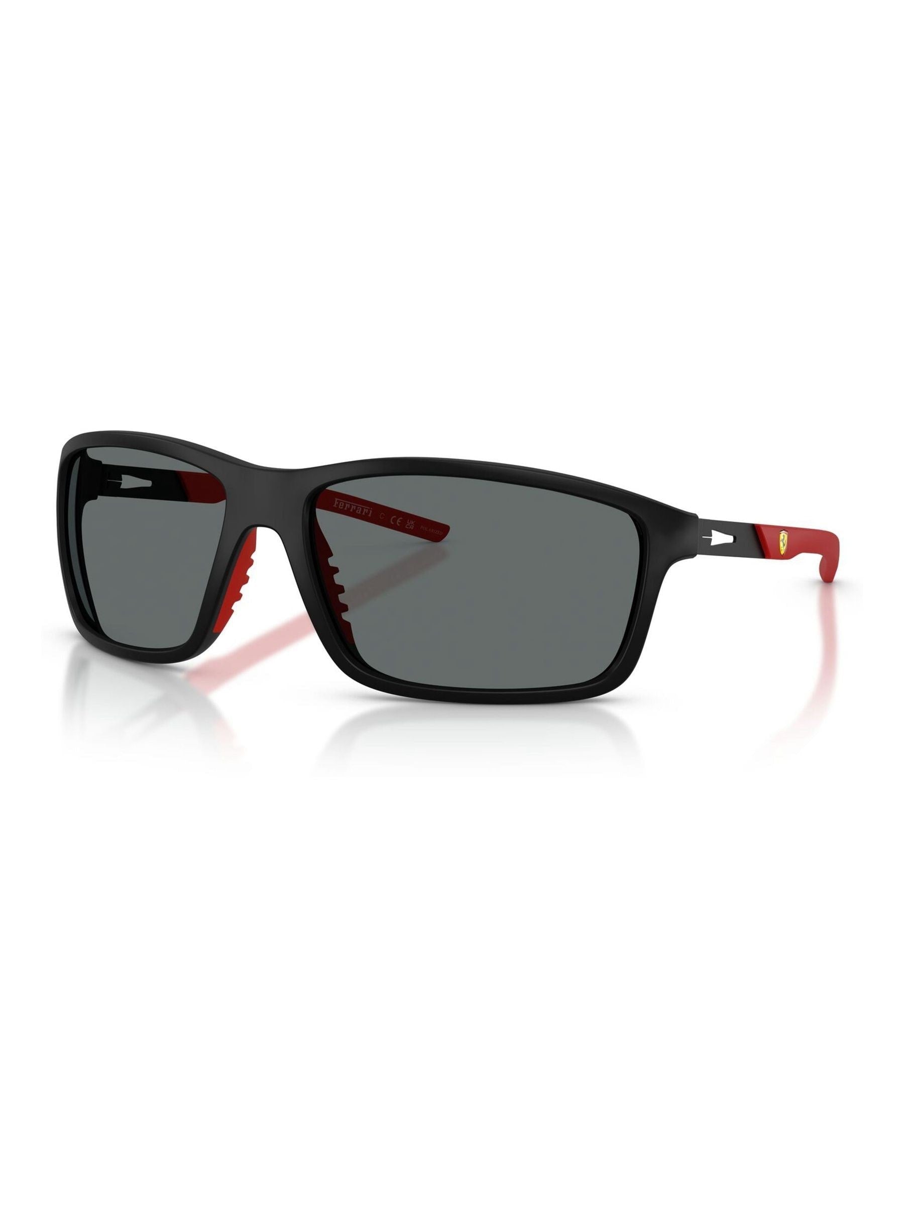 Ferrari Scuderia FZ6021U pillow sunglasses matte black (British brand)