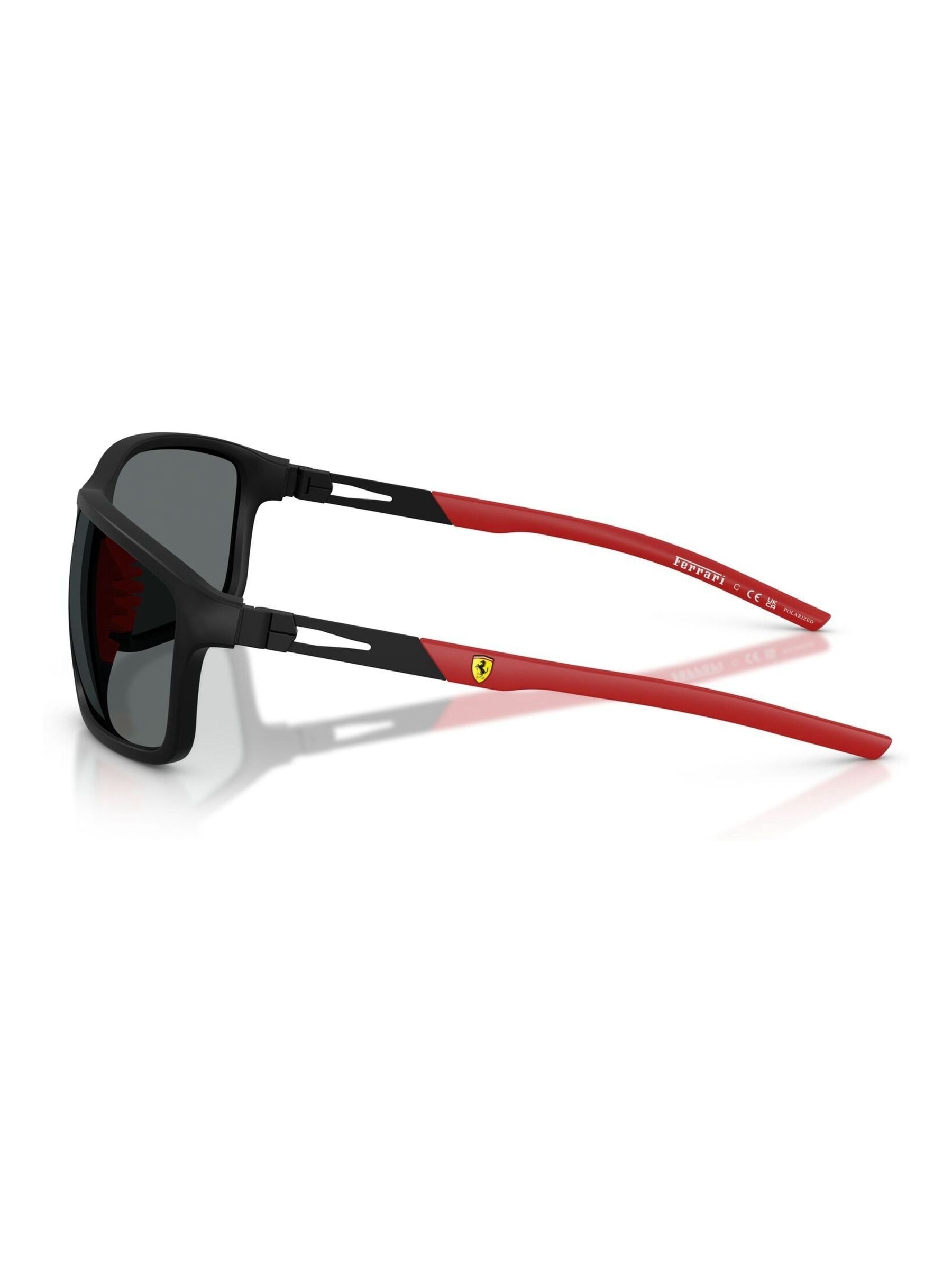 Ferrari Scuderia FZ6021U pillow sunglasses matte black (British brand)