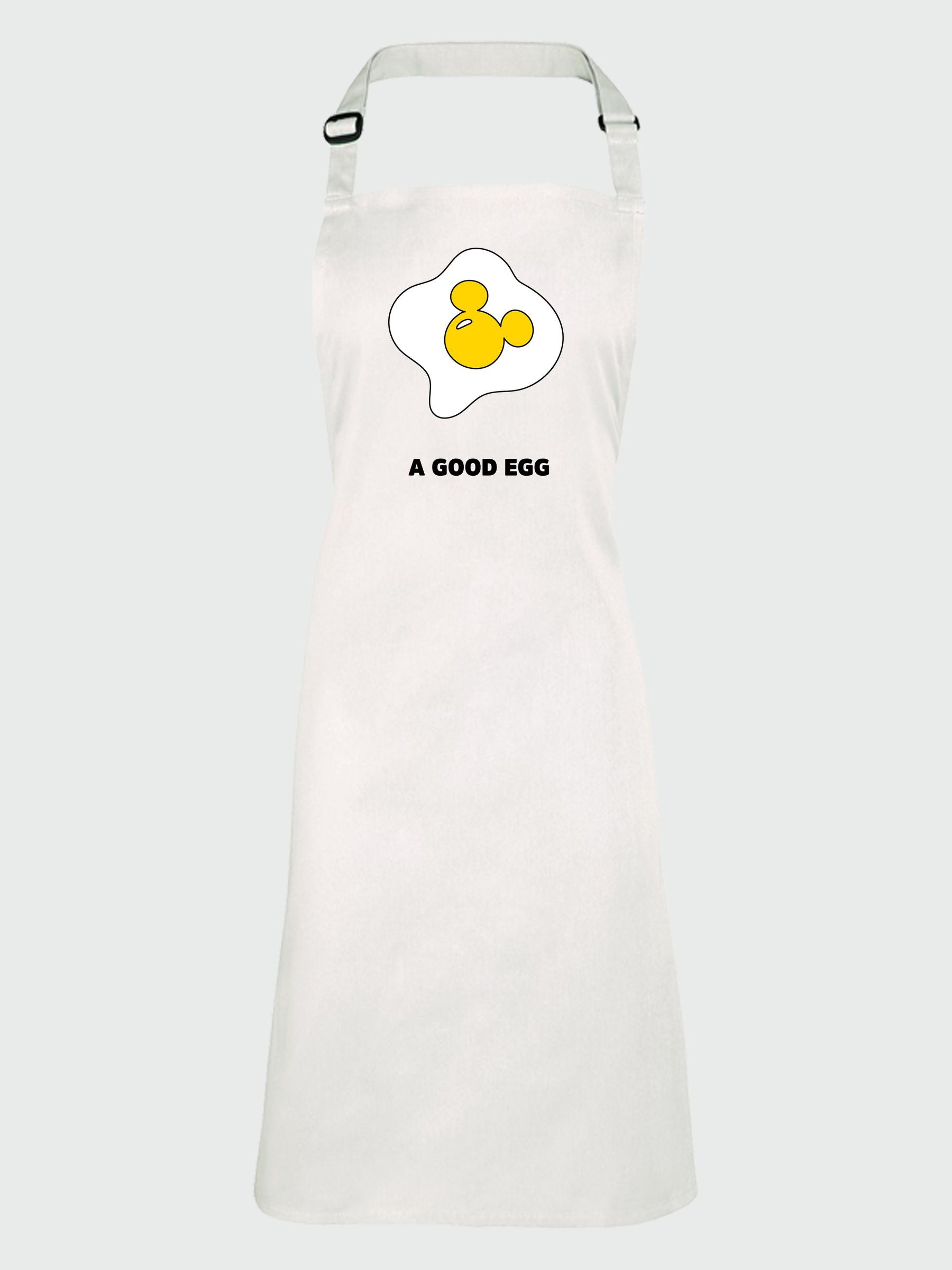Brands In White Disney Mickey Mouse Good Egg kitchen apron (British brand)