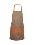 Dibor brown khaki gardening apron - British product