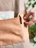 Dibor brown khaki gardening apron - British product