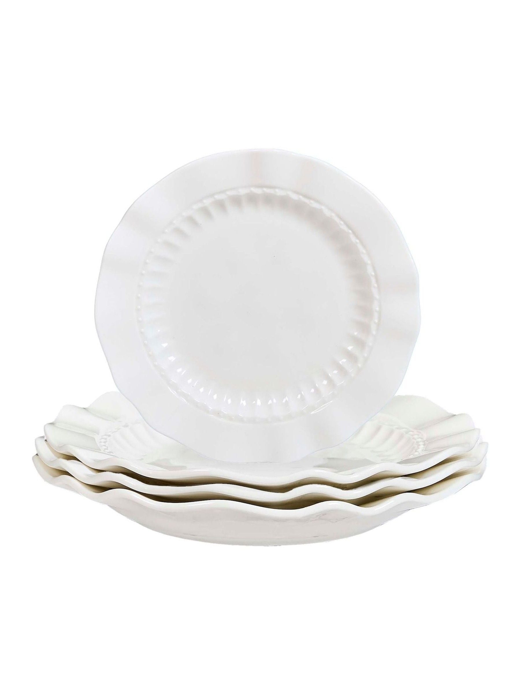 Dibor stoneware side plates set of 4, imported from the UK