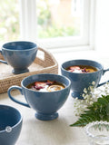 Dibor cream footed XL mugs set of 2, imported from the UK