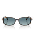 Ray-Ban RB2232 irregular sunglasses with blue havana frames, imported from the UK