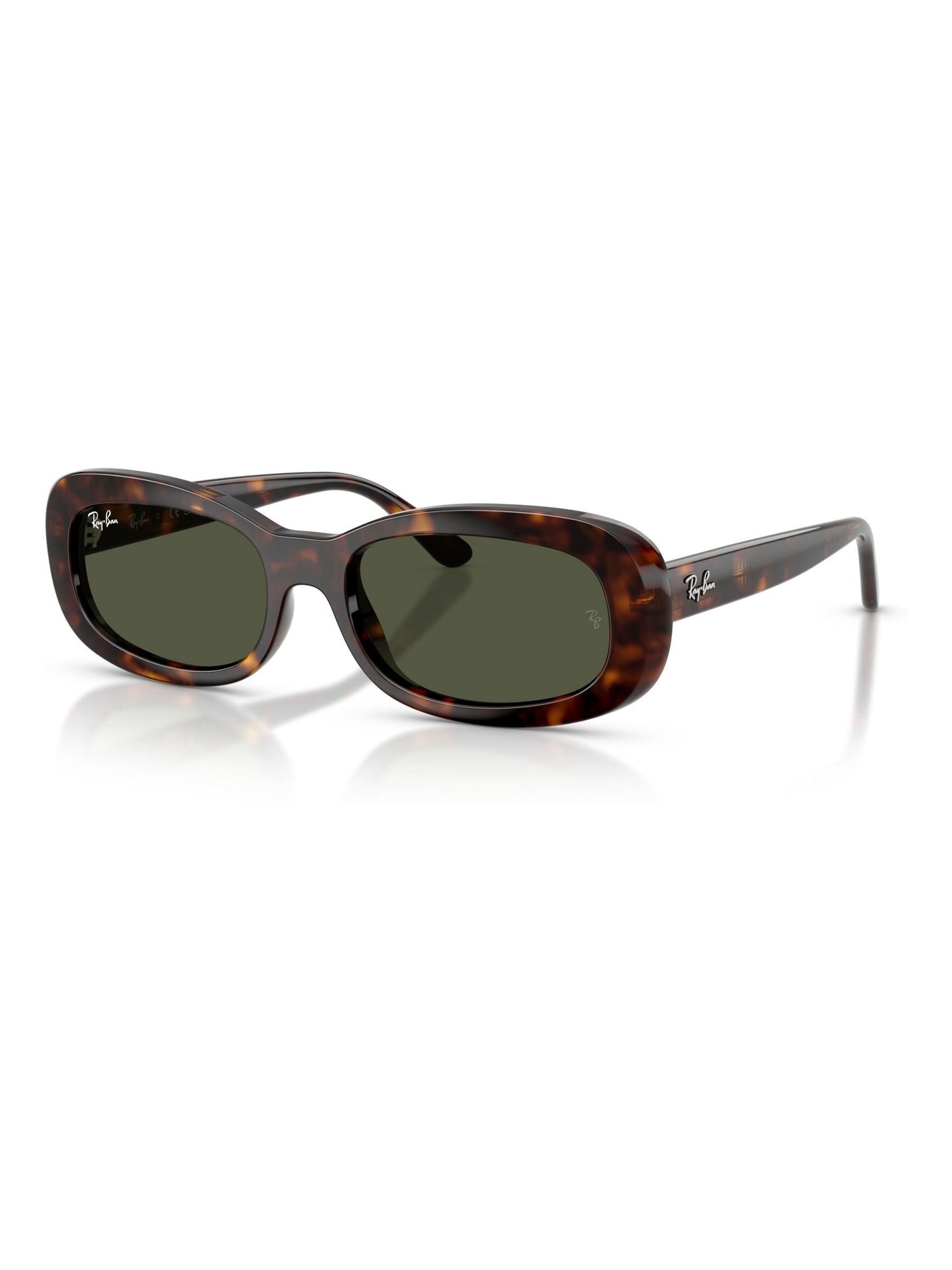 Ray-Ban RB2221 black sunglasses with green lenses - British product