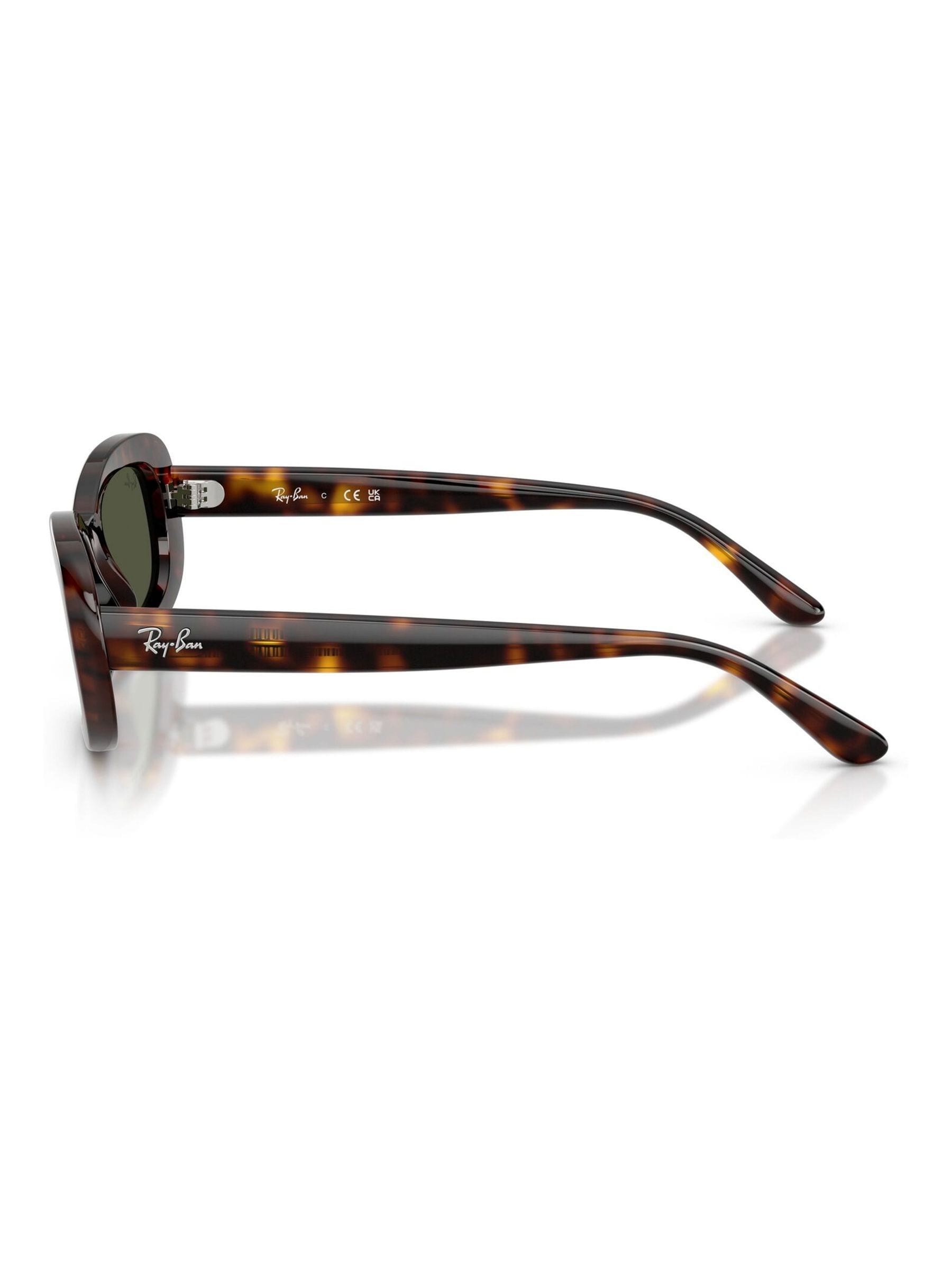 Ray-Ban RB2221 black sunglasses with green lenses - British product