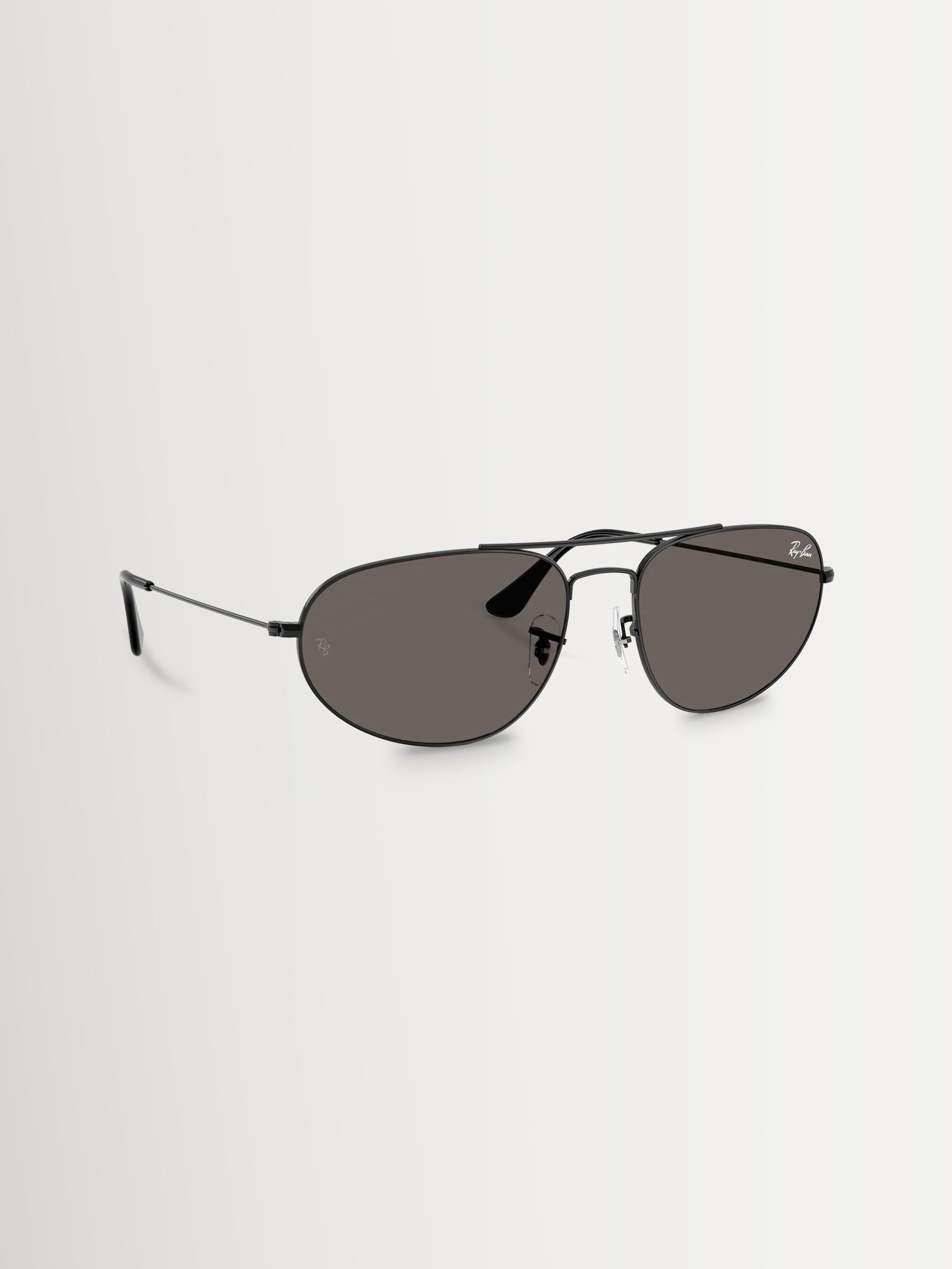 Ray-Ban RB3945 irregular sunglasses black metal frame, UK version