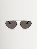 Ray-Ban RB3945 irregular sunglasses black metal frame, UK version
