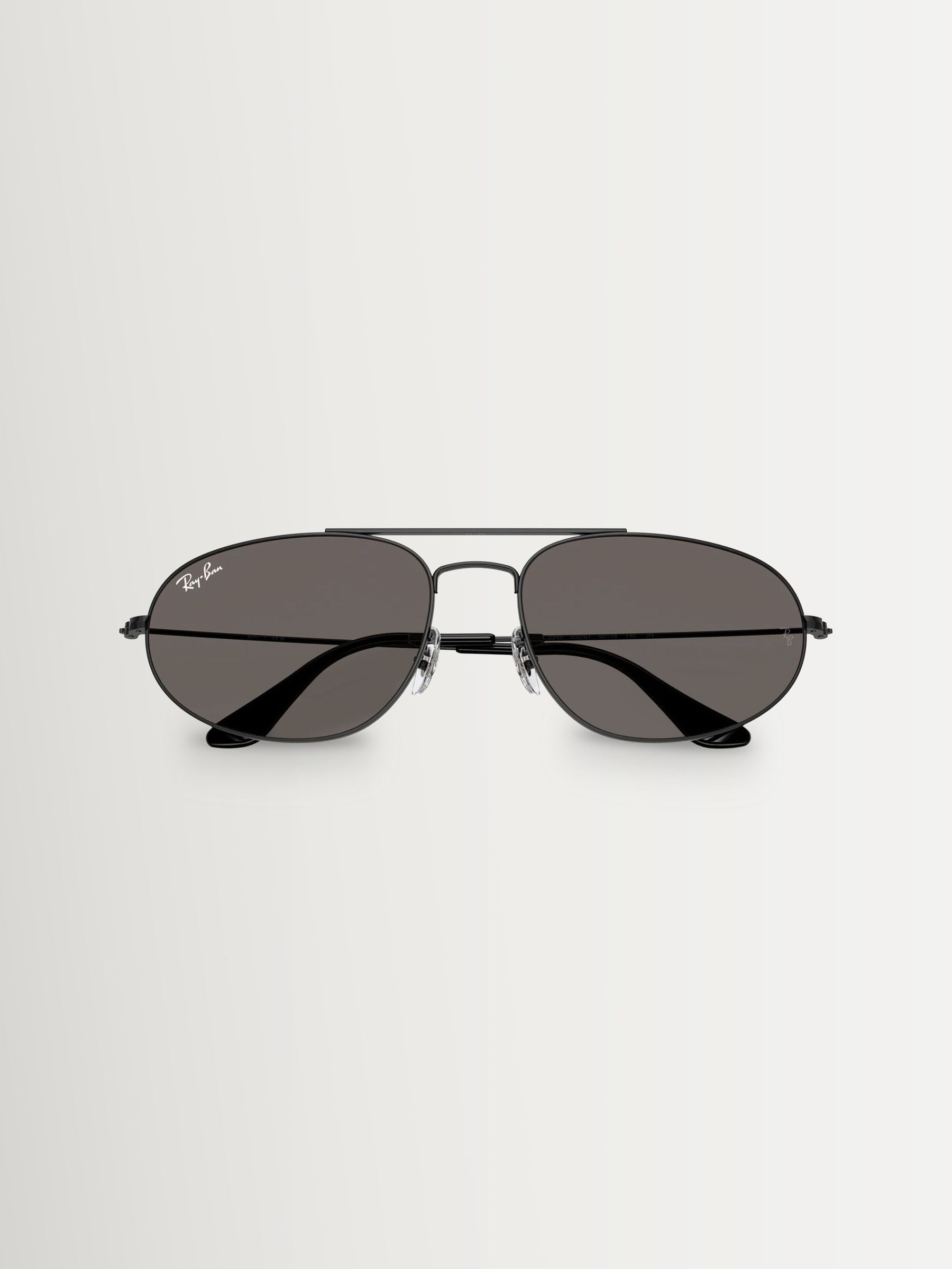 Ray-Ban RB3945 irregular sunglasses black metal frame, UK version