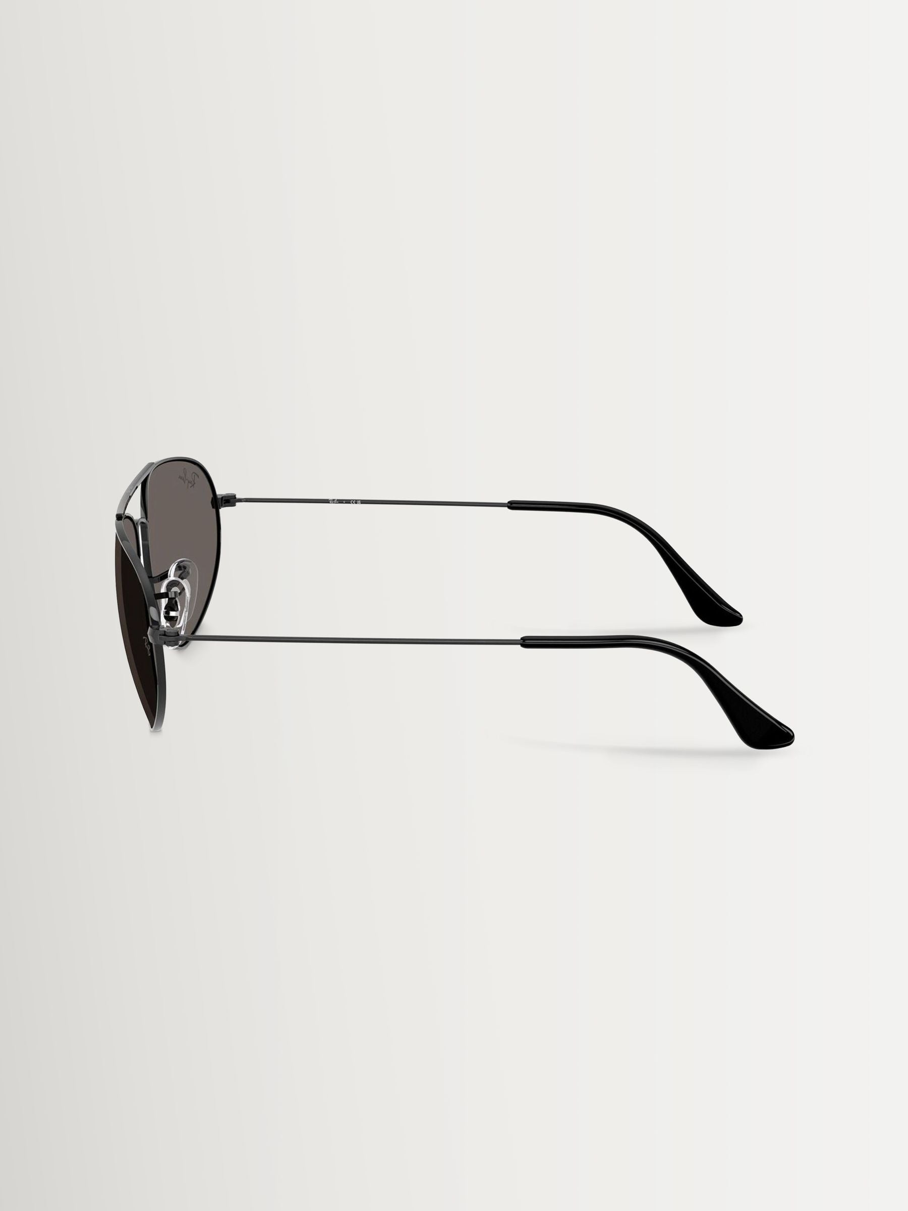 Ray-Ban RB3945 irregular sunglasses black metal frame, UK version