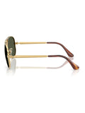 Ray-Ban Gold Aviator sunglasses metal frame green lenses, imported from the UK