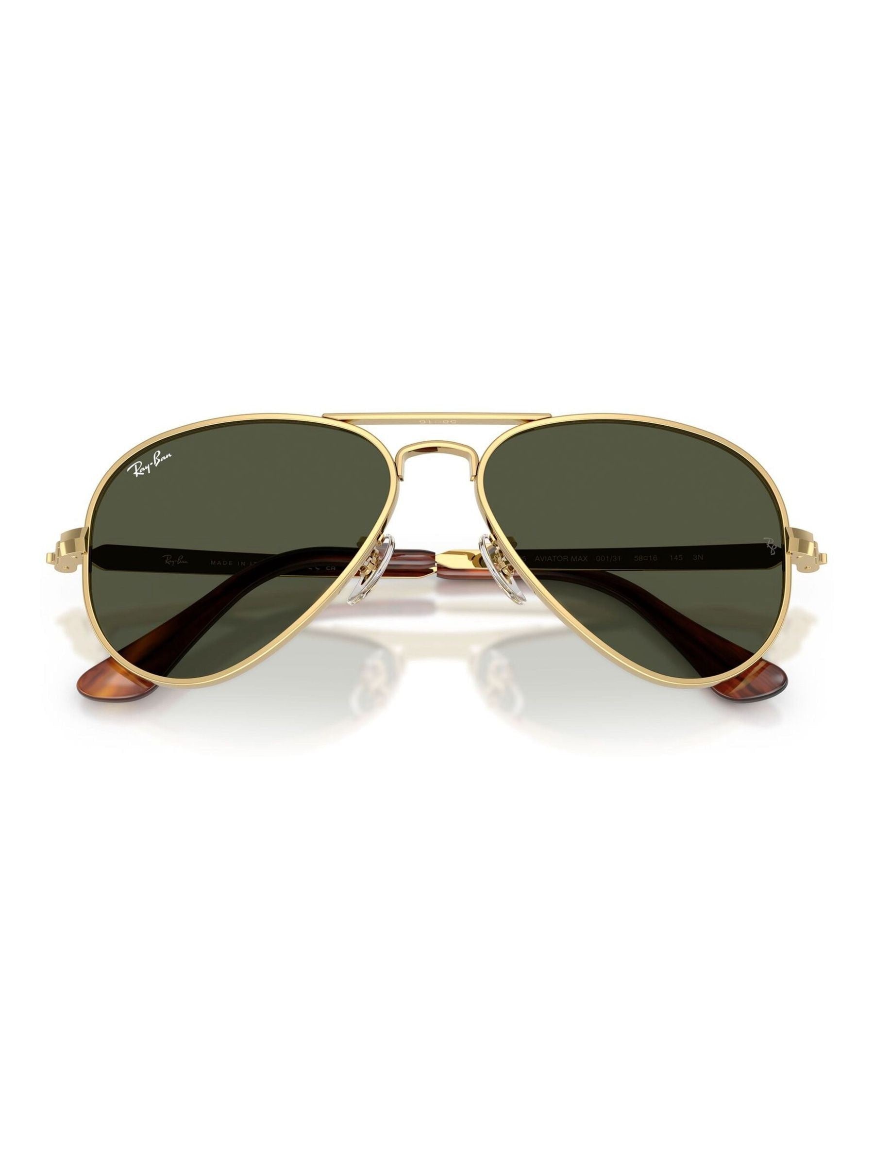 Ray-Ban Gold Aviator sunglasses metal frame green lenses, imported from the UK