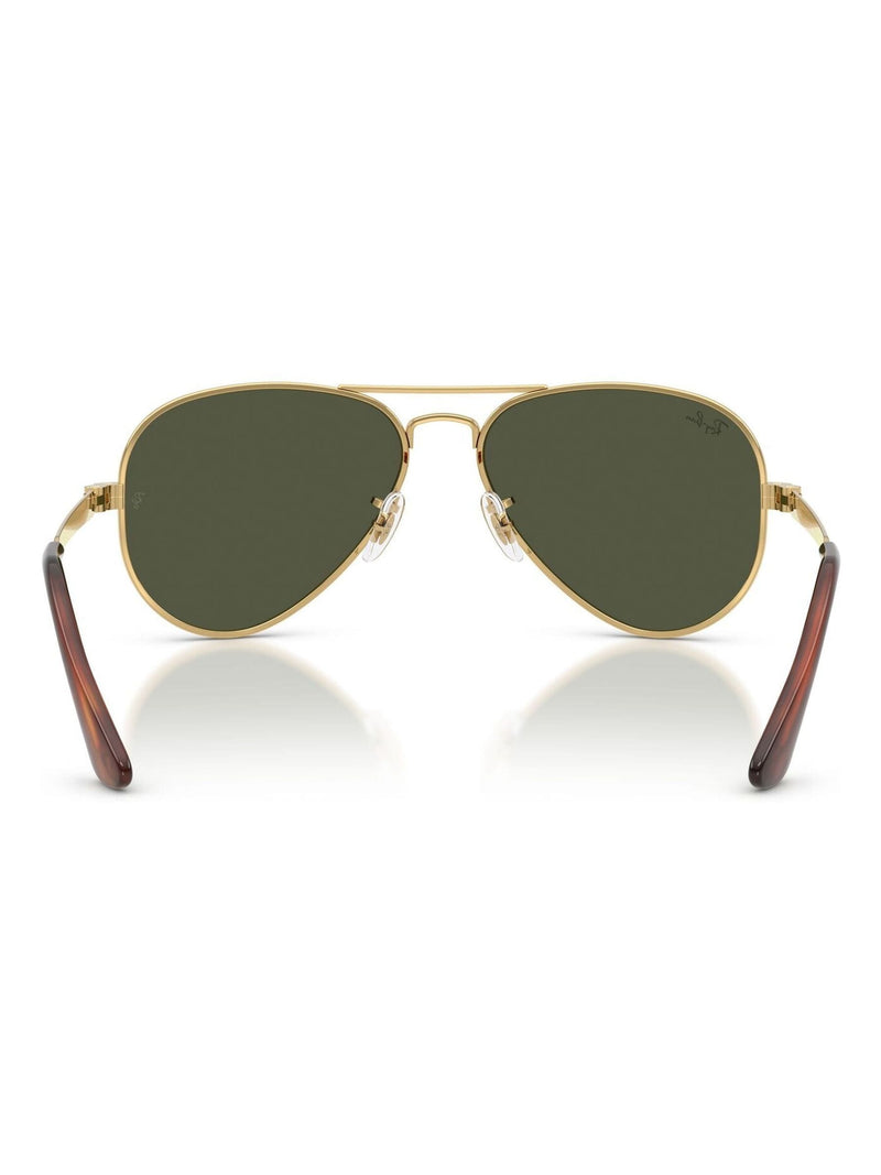 Ray-Ban Gold Aviator sunglasses metal frame green lenses, imported from the UK