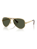 Ray-Ban Gold Aviator sunglasses metal frame green lenses, imported from the UK