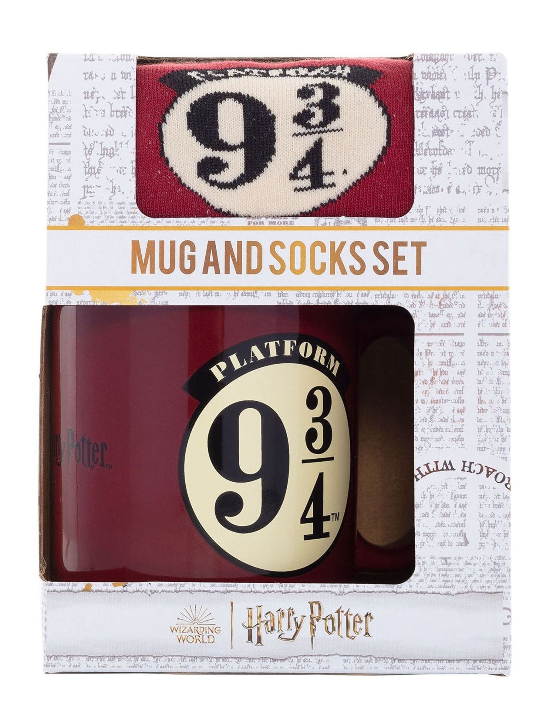 Pyramid International Harry Potter gift set with mug socks and notebook, UK version