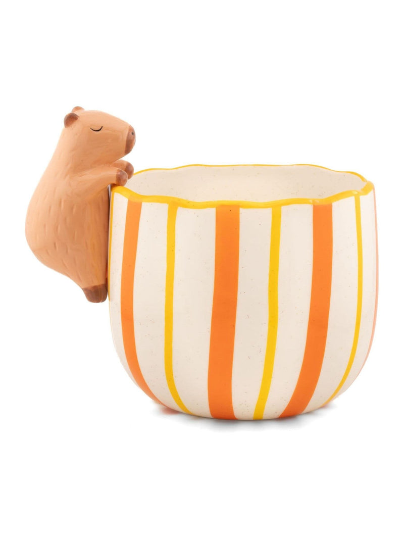 Sass & Belle orange peeking capybara planter, UK version