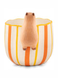 Sass & Belle orange peeking capybara planter, UK version