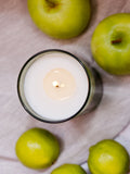 Stoneglow Green Apple and Lime soy wax candle 160g, UK version