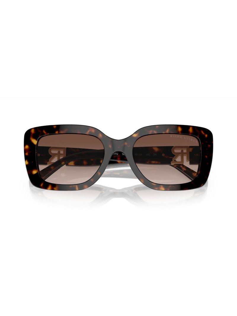 Ralph Lauren Nikki rectangle sunglasses brown gradient lenses, UK version