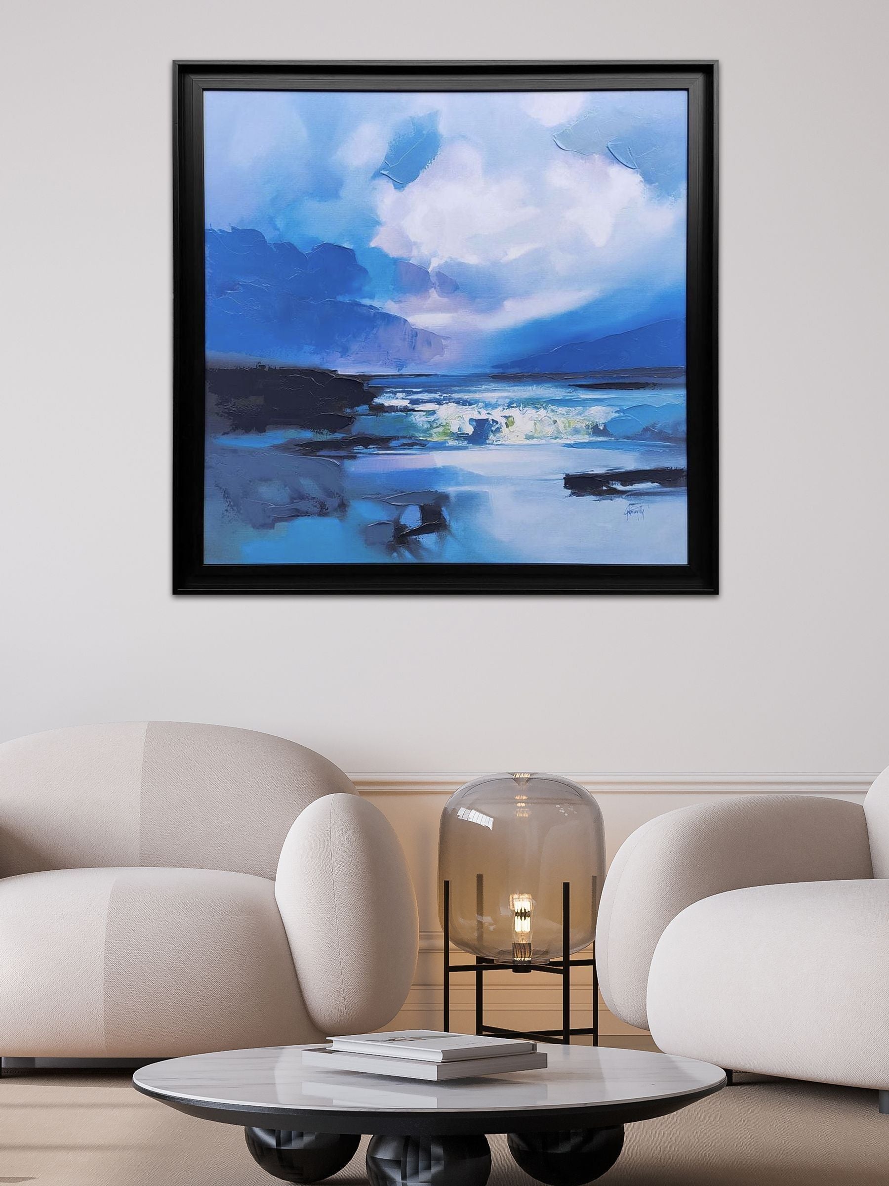 The Art Group framed canvas Blue Awe 68x88cm - British product