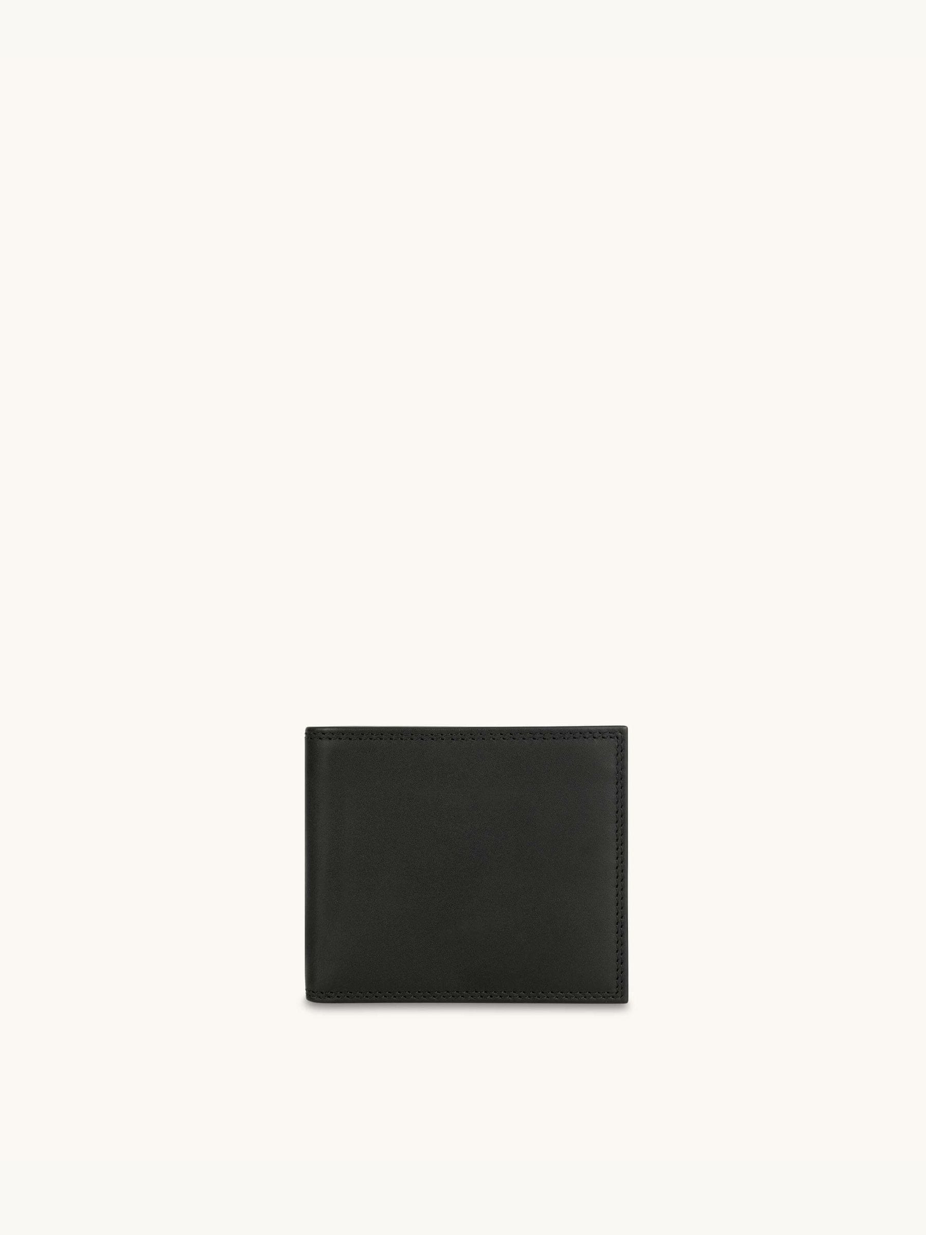 Apatchy black leather wallet - British product