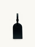 Apatchy black leather luggage tag and AirTag gift set - British product