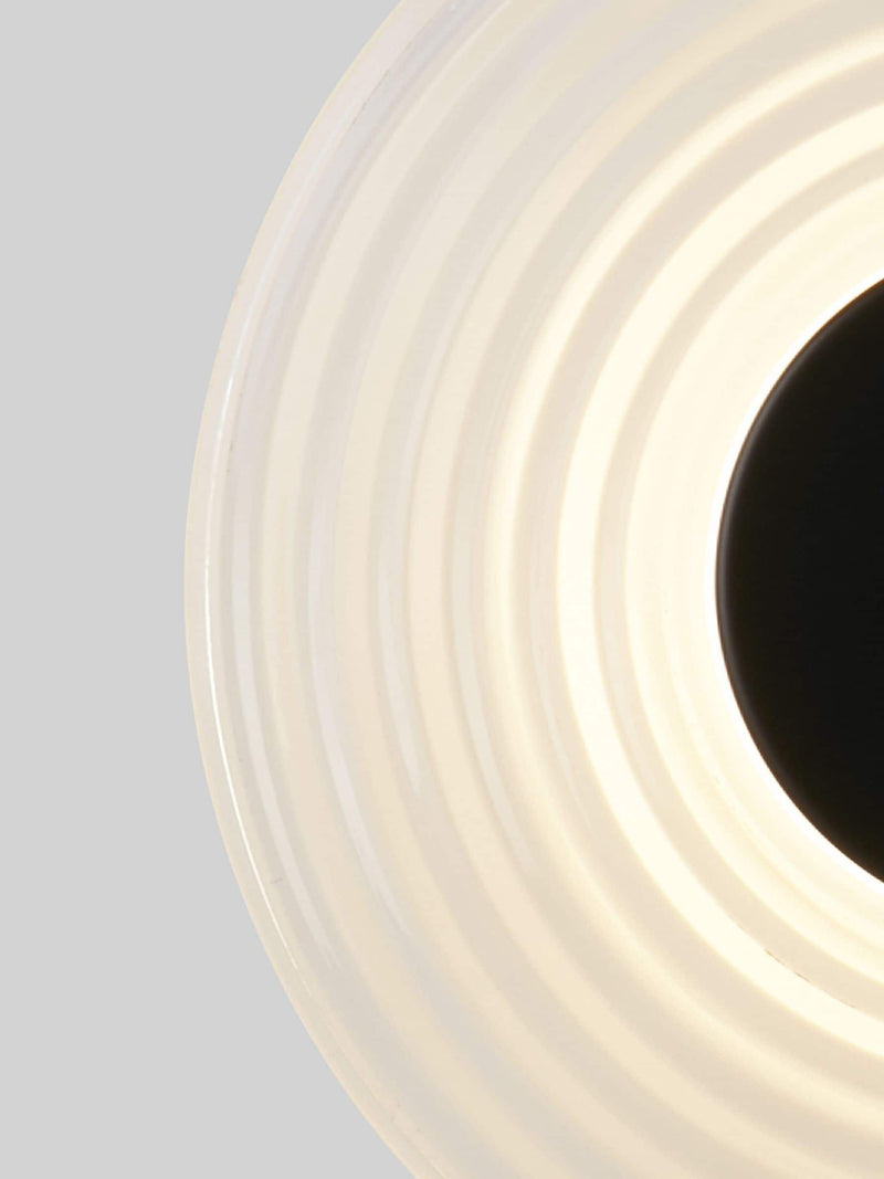 Searchlight wall light matt black clear glass (British brand)