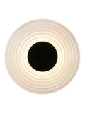 Searchlight wall light matt black clear glass (British brand)