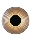 Searchlight black and smoke glass wall light 30cm (British brand)