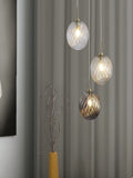 Searchlight brass 3-light pendant light (British brand)