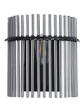 Searchlight wall light with smoked glass rods 26cm, imported from the UK