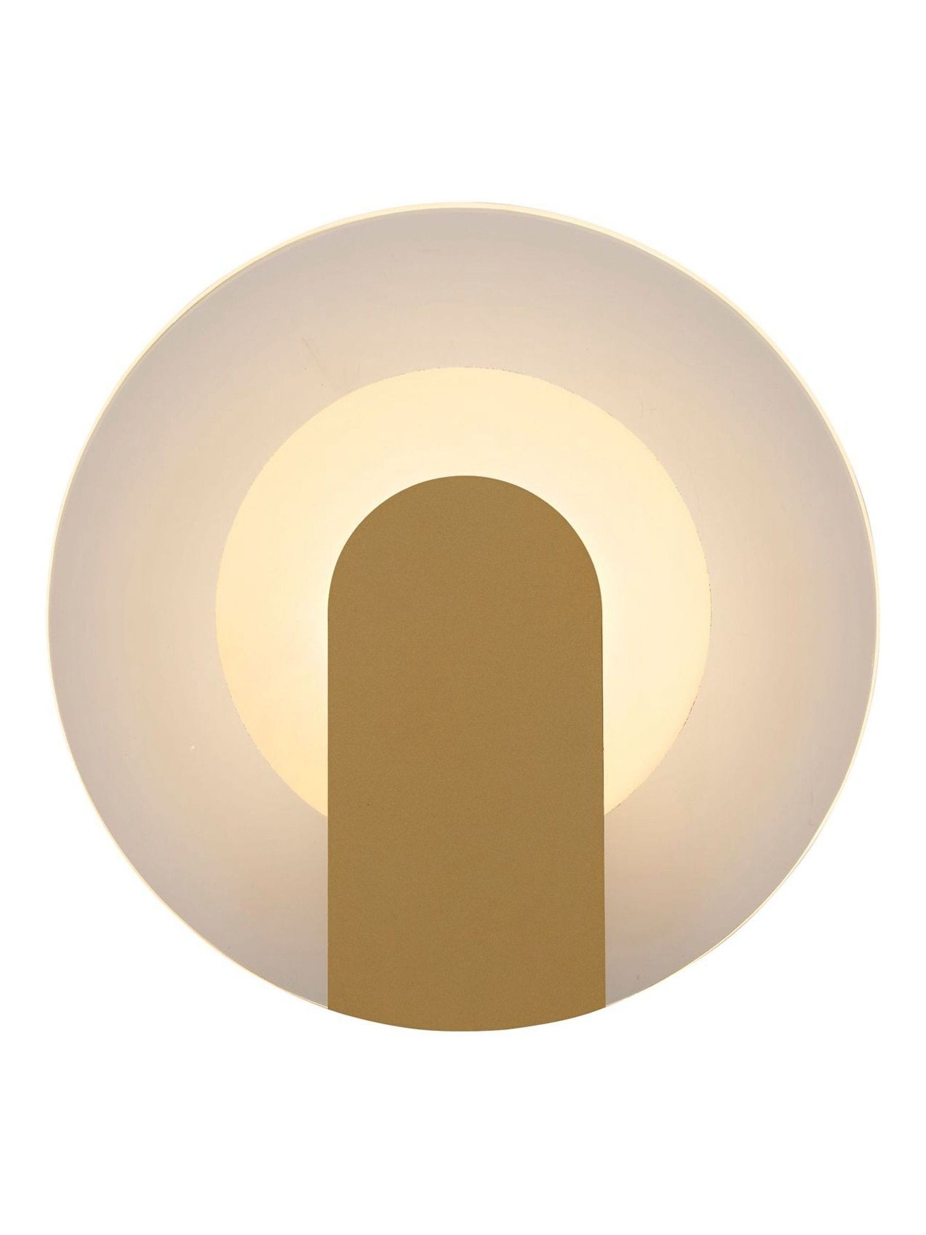 Searchlight Gold Glass Wall Light 23cm - British product