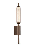Searchlight Latte glass wall light 54cm height, UK version
