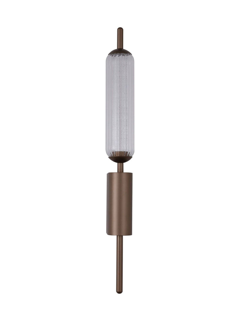 Searchlight Latte glass wall light 54cm height, UK version