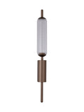 Searchlight Latte glass wall light 54cm height, UK version
