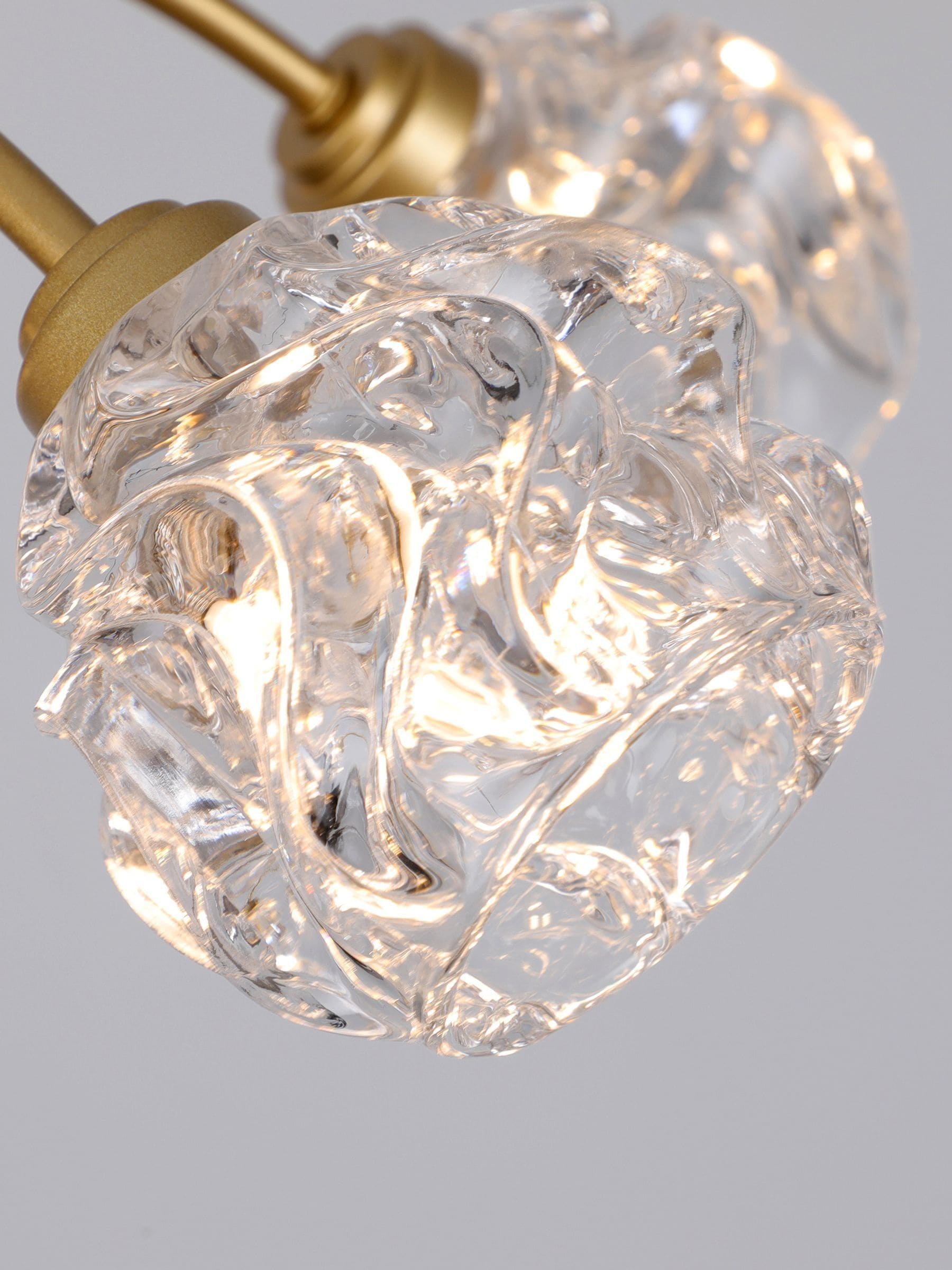 Searchlight Gold 5 light flush ceiling light (British brand)
